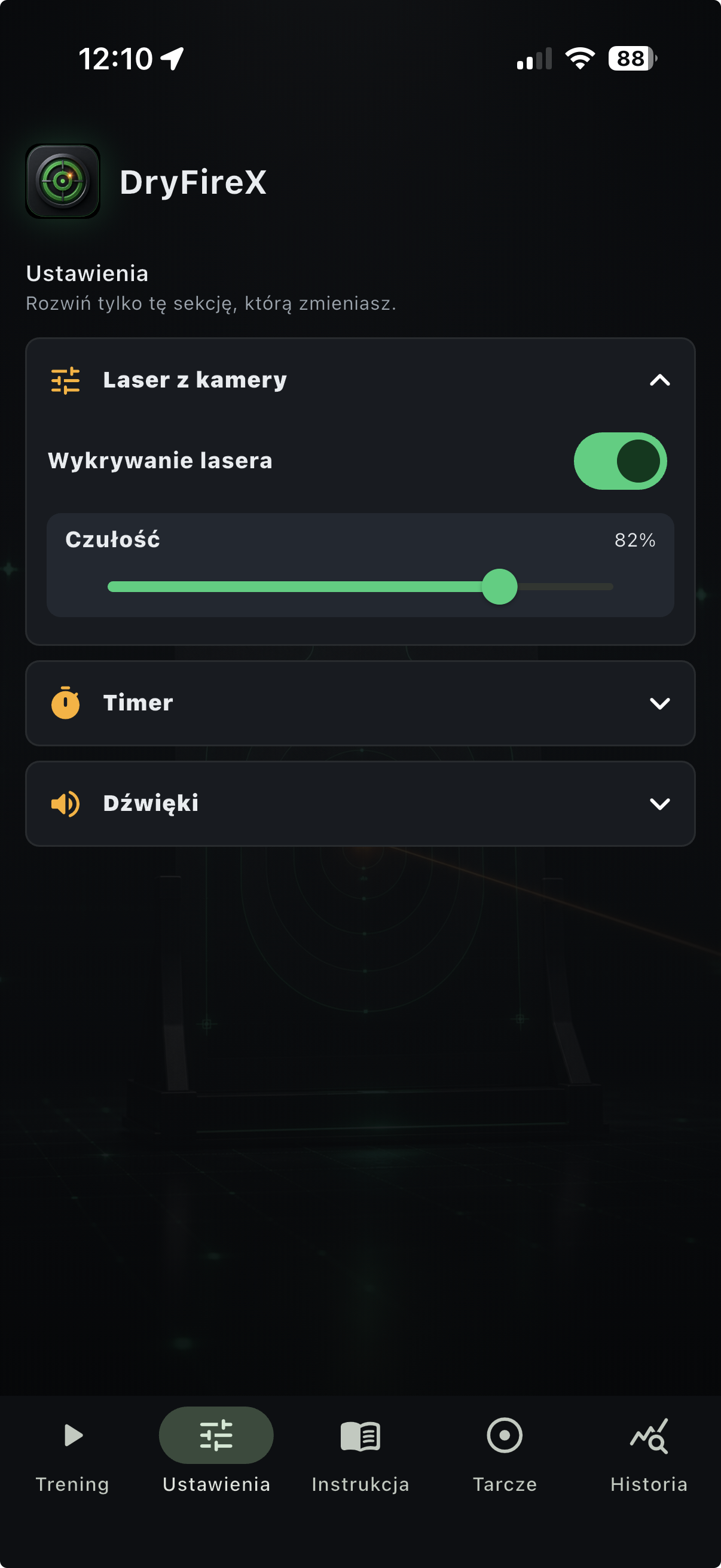 Instrukcja bezpieczeństwa i przygotowania sesji w DryFireX