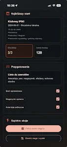Widok aplikacji Asystent IPSC z Google Play