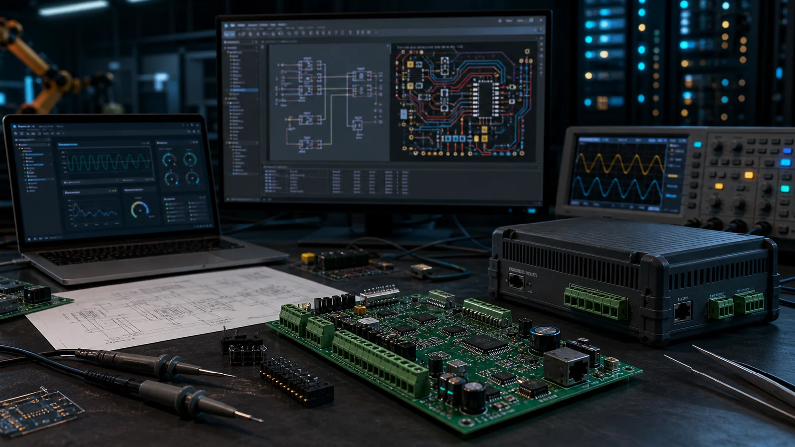 Projektowanie sterownika od schematu i PCB po prototyp oraz obudowę