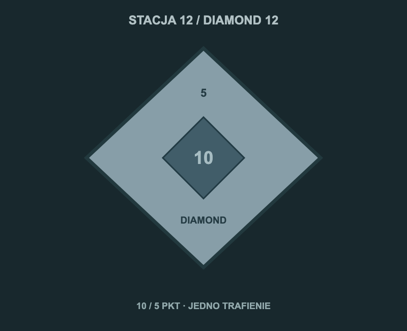 DIAMOND 12 — podgląd tarczy